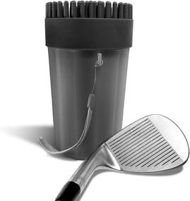 img 4 attached to 🏌️ Golf Cart Club Cleaner with Portable Club & Ball Washer │ Golf Club Brush │ 6"x 3.75" │ Essential Golf Accessory │ Perfect Golfer's Gift