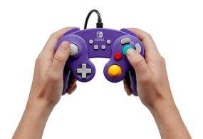 img 3 attached to 🎮 Nintendo Switch GameCube Style PowerA Wired Controller in Purple