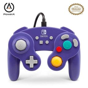 img 4 attached to 🎮 Nintendo Switch GameCube Style PowerA Wired Controller in Purple