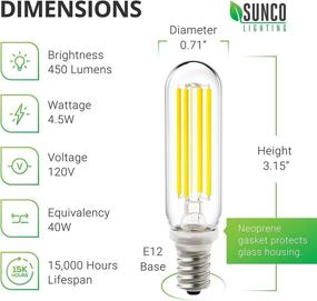 img 3 attached to Enhanced Lighting Brilliance: Sunco Waterproof Candelabra Chandelier