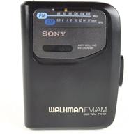 🎧 sony walkman fm/am avls wm-fx101: anti-rolling mechanism radio cassette tape player logo