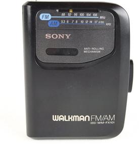 img 4 attached to 🎧 Sony Walkman FM/AM AVLS WM-FX101: Anti-Rolling Mechanism Radio Cassette Tape Player