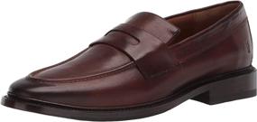 img 4 attached to Frye Men's Cognac Penny Loafer Shoes for Men