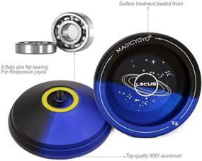 img 2 attached to 🪀 Master the Art of Spinning with MAGICYOYO's Responsive Aluminum Beginner Spinning Yo-Yo