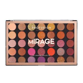 img 2 attached to 🎨 Profusion Cosmetics Mirage Palette - Long Lasting 35 Shade Palette with Ultra-Soft, Smooth, and Skin-Friendly Formulation