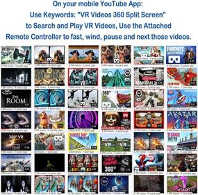 img 1 attached to iPhone Android телефон VR гарнитура с контроллером (BR) – Повысьте свой опыт виртуальной реальности