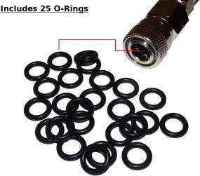 img 2 attached to 25-Pack of Captain O-Ring Paintball Remote Quick Disconnect & Fill Station Orings