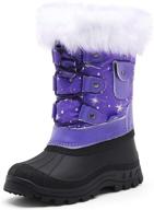 dream pairs kids insulated waterproof snow boots logo