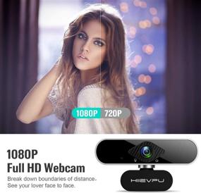 img 2 attached to 1080p Webcam with Microphone for PC - Hiievpu, USB Plug & Play, Wide-Angle Webcam for Video Conferencing, Live Streaming, Skype, Zoom, YouTube