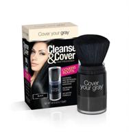 🖤 black cover your gray hair freshener, 0.42 ounce logo