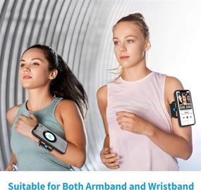 img 1 attached to 🏃 SPORTLINK iPhone 12/12 Pro Running Armband with Clear Case & Phone Ring Holder - Ideal for Workout, Sports & Fitness