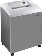 🔒 dahle 40606 oil-free paper shredder: jam protection, smartpower, 36 sheet max, german engineered, security level p-2, ideal for 5+ users logo