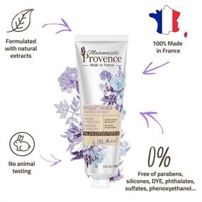 img 2 attached to 🌸 Mademoiselle Provence French Lavender Hand Cream with Angelica Extracts, Relaxing & Moisturizing Vegan Lotion – Lightweight & Cruelty-Free (2.5 fl oz)
