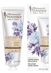 img 4 attached to 🌸 Mademoiselle Provence French Lavender Hand Cream with Angelica Extracts, Relaxing & Moisturizing Vegan Lotion – Lightweight & Cruelty-Free (2.5 fl oz)