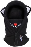 🧣 winter windproof balaclava for girls' accessories and cold weather riding logo
