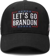 brandon biden baseball embroidered trucker logo