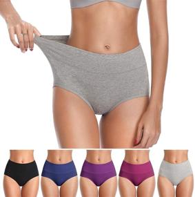 img 4 attached to ASIMOON Underwear Breathable Stretch Underpants Women's Clothing