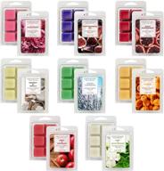 🍁 lasenteur scented soy wax melts gift set for women - 8x2.5oz natural wax cubes of home fragrance - pumpkin & apple cinnamon - ideal for candle wax warmer logo