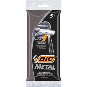 img 2 attached to 🪒 BIC Men's Disposable Shaving Razors - 30 count (6 Packs of 5 Razors) - Single Blade