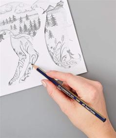 img 1 attached to ✏️ Безусиленная точность: Графитовый карандаш Faber-Castell Goldfaber для художников, 4B