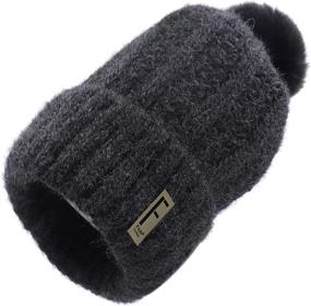 img 4 attached to FARI Winter Beanie Slouchy Oversized Outdoor Recreation for Outdoor Clothing