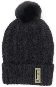 img 2 attached to FARI Winter Beanie Slouchy Oversized Outdoor Recreation for Outdoor Clothing