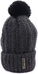 img 3 attached to FARI Winter Beanie Slouchy Oversized Outdoor Recreation for Outdoor Clothing