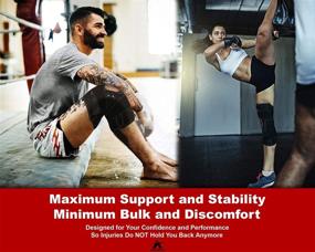 img 1 attached to 🏋️ Hinged Knee Brace Support with Strap, Side Patella Stabilizers - Pain Relief for Arthritis, Meniscus Tear, ACL, MCL - Sports Compression Wrap for Running, Recovery - Men, Women - Improve SEO