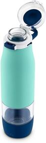 img 3 attached to Eco-friendly Aura Glass Water Bottle, Promotes Health