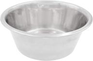 stainless steel dog bowl by fuzzy puppy 🐶 pet products: an excellent choice for your canine companion logo