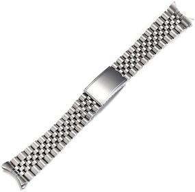 img 4 attached to ⌚ Luxurious Solid Stainless Steel Jubilee Bracelet Men's Watches: A Timeless Design