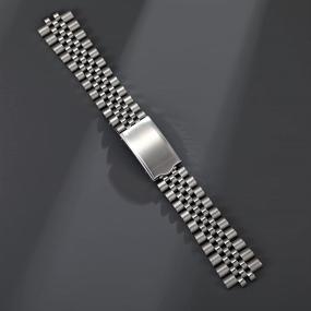 img 3 attached to ⌚ Luxurious Solid Stainless Steel Jubilee Bracelet Men's Watches: A Timeless Design