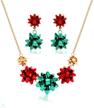 jertocle christmas necklaces earrings statement logo