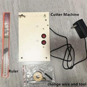 img 1 attached to 🔥 Эффективная и универсальная машина для резки ленты с горячими ножами для использования дома при создании поделок - ручной инструмент с питанием 220В.