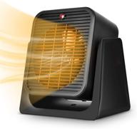 🔥 compact and versatile space heater: portable personal ceramic combo heater fan - efficient, quiet, and safe for year-round use in small rooms logo