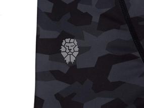 img 2 attached to 🏀 Компрессионные баскетбольные тайтсы для мальчиков - одежда PIQIDIG