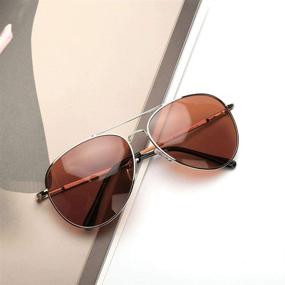 img 2 attached to 🕶️ Optimize your light sensitivity with the Polarized Aviator Style SomniLight FL-41 Outdoor Glasses for Photophobia and Migraines