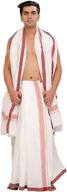 👳 white dhoti angavastram – exquisite traditional indian clothing by exotic india logo