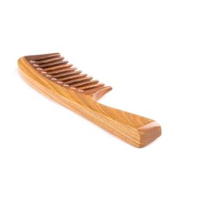 img 1 attached to Расческа для волос с круглой ручкой из ароматного сандалового дерева