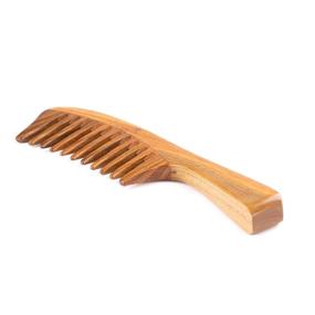img 3 attached to Расческа для волос с круглой ручкой из ароматного сандалового дерева