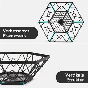 img 1 attached to 🥕 Organic Vegetable Basket Farmhouse Countertop Organizer