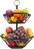 🥕 organic vegetable basket farmhouse countertop organizer logo