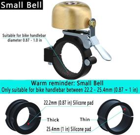 img 2 attached to 🔔 Super Loud Bike Horn for Adults and Kids - ORYXBOOST Bicycle Bell, Fits Large Handlebars 22.2mm - 31.8mm