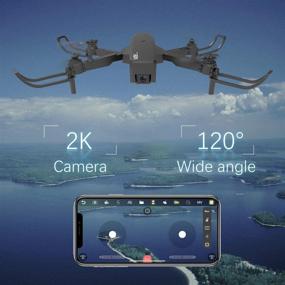 img 2 attached to 🚁 le-idea Mini Drone with Camera for Adults: Capture Stunning 2K UHD Aerial Shots, IDEA18 FPV 2.4GHz Drone with Advanced Features - 3D Flips, Circle Fly, Optical Flow, Headless Mode, 2 Batteries for Extended 26 Min Flight Time, Complete with Carrying Case