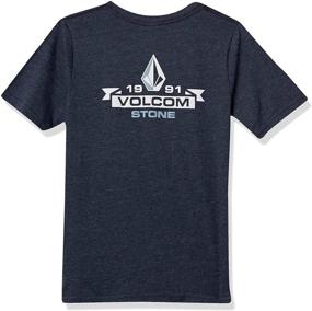 img 2 attached to 👕 Майка Volcom Blaquedout с коротким рукавом для мальчиков: Большие и маленькие размеры