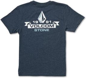 img 3 attached to 👕 Майка Volcom Blaquedout с коротким рукавом для мальчиков: Большие и маленькие размеры