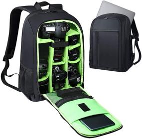 img 4 attached to 🎒 Stylish and Protective Estarer SLR/DSLR Camera Backpack for Nikon Canon Sony: Perfect for your Digital Lens, GoPro Accessories, and 15.6" Laptop with Rain Cover- Get the Camera Bag 15.6" Today!