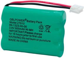 img 1 attached to 🔋 QBLPOWER 3.6V 800mAh Cordless Phone Battery Rechargeable - Compatible with 89-1323-00-00 E1112 E2801 TL72108 SD-7501 23-959 Cordless Handsets (Pack of 3)