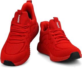 img 2 attached to 👟 Feethit Women's Lightweight Running Shoes, Comfortable Walking Tennis Shoes, Non-Slip Fashion Sneakers