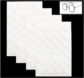 img 4 attached to 👃 Soft Foam Nose Pads - 48 Pairs | Self-Adhesive Anti-Slip Eyeglass Nose Pads | Thin Nosepads for Glasses, Sunglasses, and Eyeglasses | White